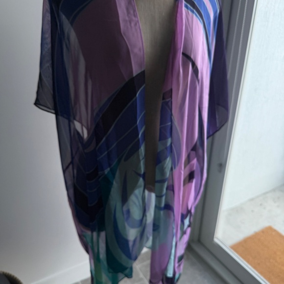 Tribal Geometric Kimono One Size - Picture 2 of 6